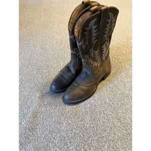 Ariat‎ Heritage Stockman Womens Boots Sz 6.5B Round Toe Mid Calf